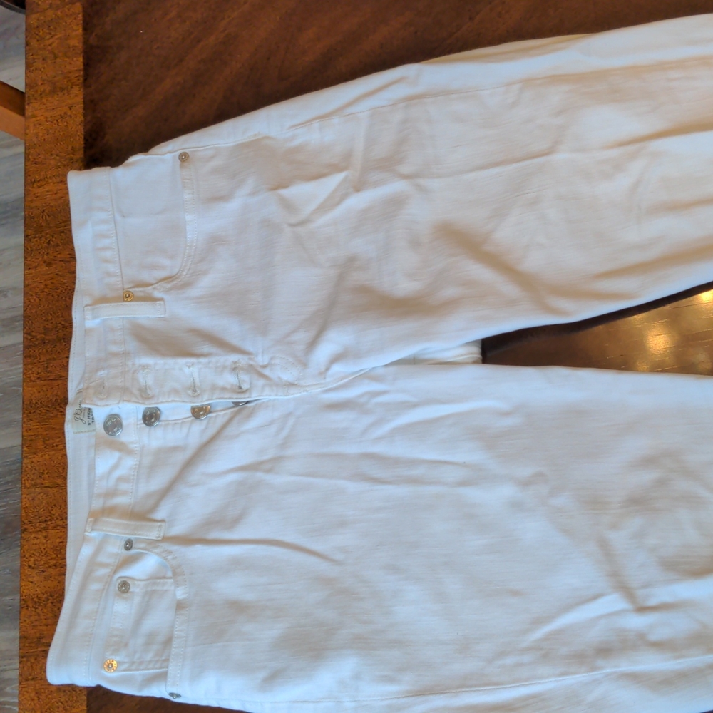 J crew 9 inch toothpick high rise jeans